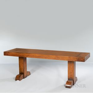 Bench-made Trestle Table
