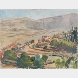 Saliba Douaihy (Lebanese, 1915-1994) The Steppes of Lebanon