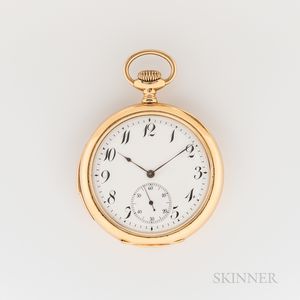 18kt Gold Jules Renaud Open-face Minute-repeater Watch