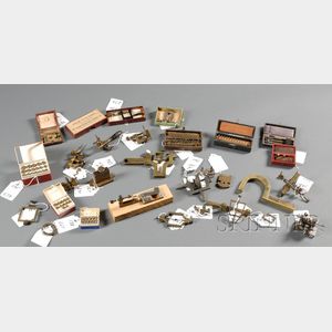 Large Assortment of Watchmaking and Jewelling Tools