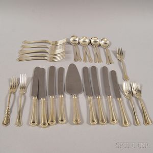 Reed & Barton "Clovelly" Sterling Silver Partial Flatware Service for Eight