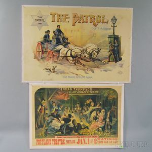 Two U.S. Theatrical Lithograph Posters