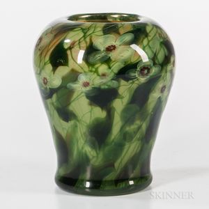 Tiffany Studios Poppy Paperweight Vase
