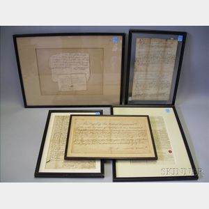 Five Early New England Paper Documents