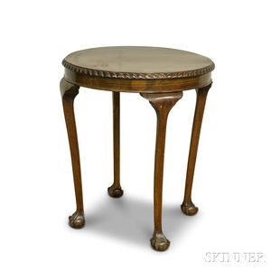 Chippendale-style Carved Walnut Table