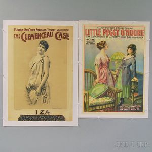 Four U.S. Theatrical Lithograph Posters