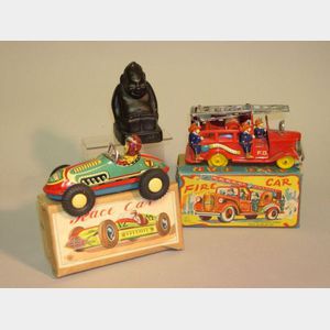 Two Japanese Lithographed Tin Toys