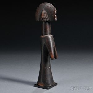 Mossi Carved Wood Female Doll