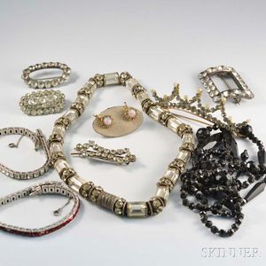 Group of Antique Paste Jewelry