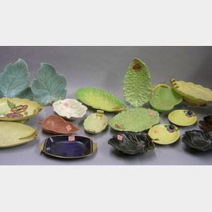Eighteen Assorted Carlton Ware Leaf-form and Series Ware Dishes.