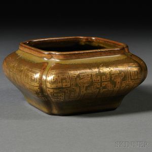 Tea-dust Glazed Alms Bowl