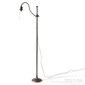 Handel Bronzed Metal Adjustable Floor Lamp