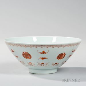 Enameled White-glazed Bowl
