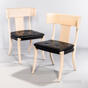 Suite of Eight Klismos Chairs