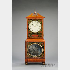 Mahogany Shelf Clock by Aaron Willard
