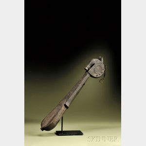 Philippine Carved Wood "Lute"