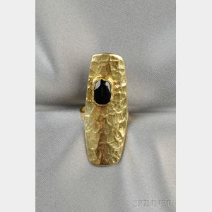 18kt Gold and Sapphire Ring, Ed Wiener