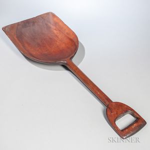 Carved Shaker Grain Shovel