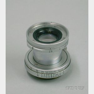 Leitz Elmar f/2.8 5cm Lens No. 1438156