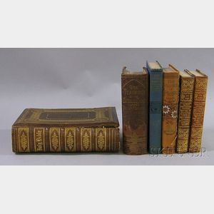Six 19th and Early 20th Century Decorative Bound Books