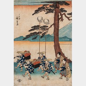 Utagawa Hiroshige (1797-1858),Woodblock Print