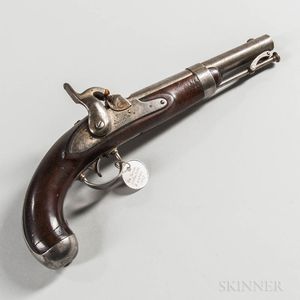U.S. Model 1836 Pistol Converted to Percussion