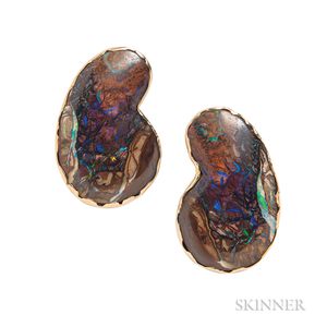 18kt Gold and Opal Earrings, Andrew Grima