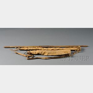 Plains Hide Bow Case, Quiver, and Bow