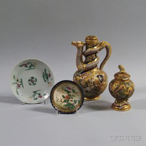 Four Asian Ceramic Items