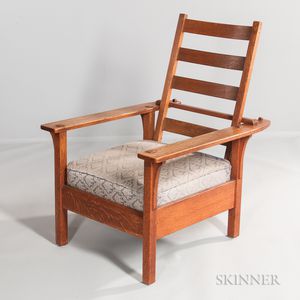 L. & J.G. Stickley Arts and Crafts Morris Chair
