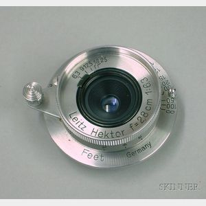 Leitz Hektor f/2.8 6.3cm Lens No. 580186