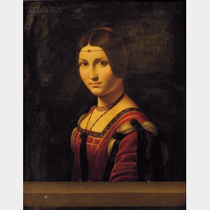 After Leonardo da Vinci (Italian, 1452-1519) Portrait of an Unknown Woman (La Belle Ferroniere)