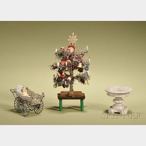 Miniature Decorated Christmas Tree