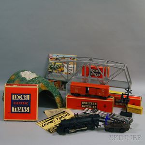 Group of Mostly Lionel Model Train Tracks and Accessories