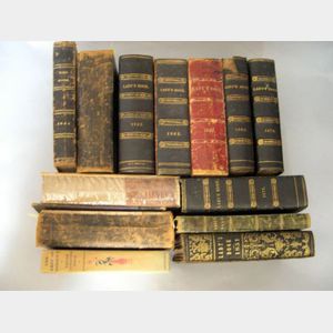 Twelve Bound Volumes of Godey's Lady's Book
