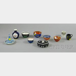 Ten Assorted Small Wedgwood Decorated Ceramic Items