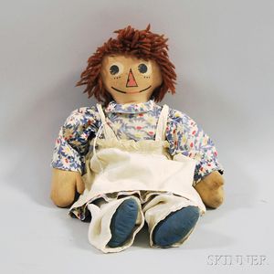 Molly-'es Raggedy Ann Cloth Doll