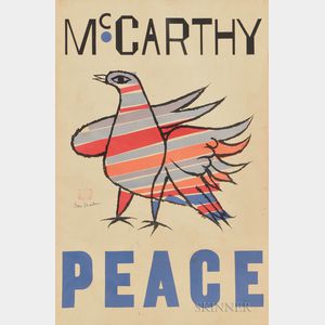 Ben Shahn (American, 1898-1969) McCarthy Peace