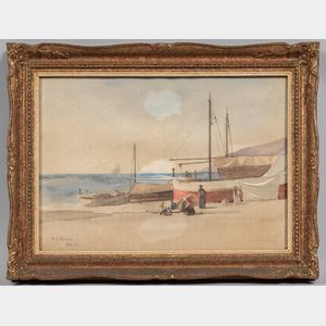 William Edward Norton and Studio (American, 1843-1916) Shore Scene