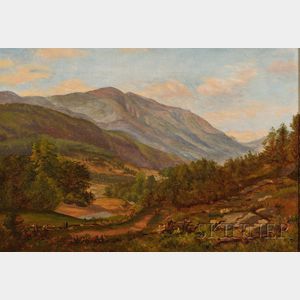Benjamin Champney (Massachusetts and New Hampshire, 1817-1907) The Mountain.