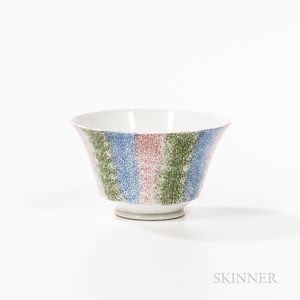 Rainbow Spatterware Bowl