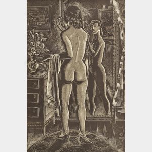 Emil Ganso (American, 1895-1941) Studio Mirror