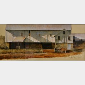 R. Benjamin Jones (American, b. 1936) White Barn