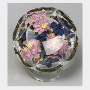 Roland &#34;Rick&#34; Ayotte Floral Paperweight