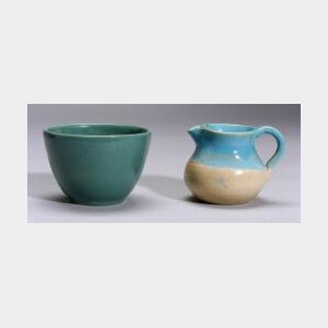 Paul Revere Pottery Bowl and Pitcher
