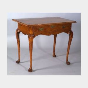 Queen Anne Style Tiger Maple Table