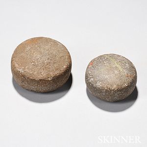 Two Hawaiian Game Stones