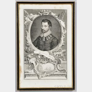 Early Engraving of Sir Francis Drake