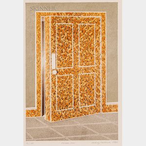 Rodney Hubback (British, b. 1940) Foliate Door