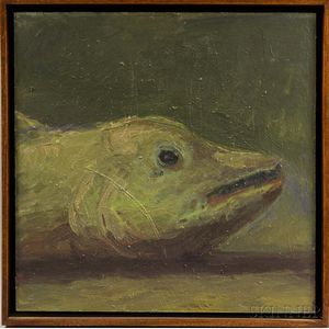 Cliffton Peacock (American, b. 1953) Untitled (Head of a Fish)